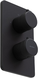 Allen Brau Смеситель для ванны Priority 5.31213-31 (с внутренней частью, 2 выхода) черный матовый – фотография-2